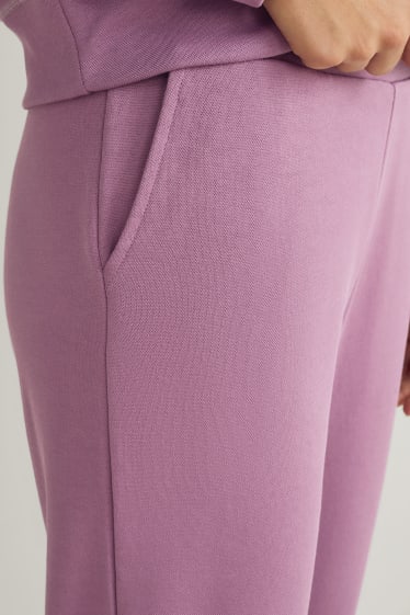 Mujer - Pantalón de punto - skinny fit - violeta