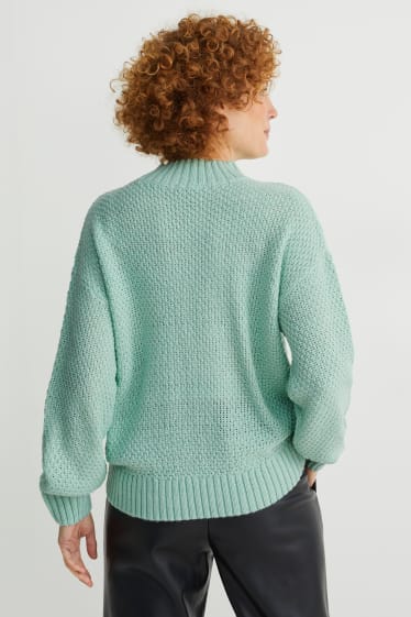 Damen - Pullover  - mintgrün