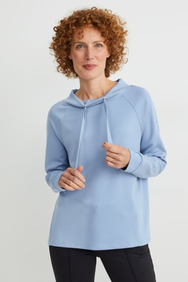 Damen - Sweatshirt - hellblau