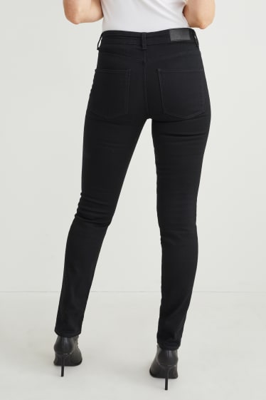 Femei - Slim jeans - talie medie - LYCRA® - negru