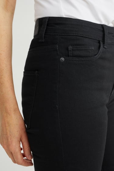 Dames - Slim jeans - mid waist - LYCRA® - zwart