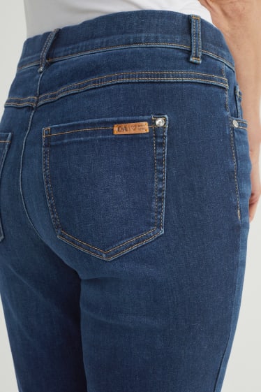 Damen - Jegging Jeans - Mid Waist - Slim Fit - LYCRA® - dunkeljeansblau