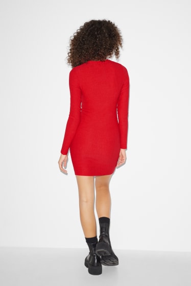 Mujer - CLOCKHOUSE - vestido - rojo