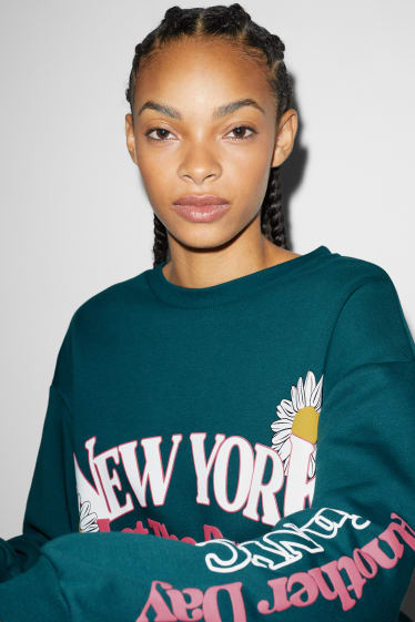 Damen - CLOCKHOUSE - Sweatshirt - dunkelgrün