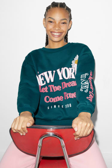 Damen - CLOCKHOUSE - Sweatshirt - dunkelgrün