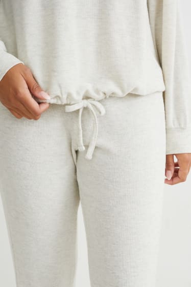 Femmes - Pyjama - beige clair