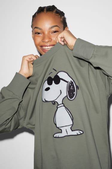 Damen - Pyjama - Snoopy - grün