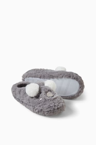 Donna - CLOCKHOUSE - pantofole - grigio melange