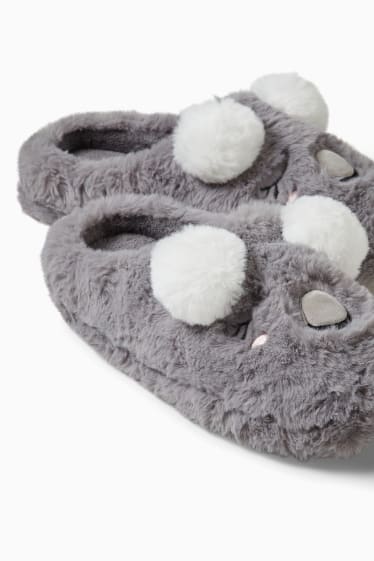 Donna - CLOCKHOUSE - pantofole - grigio melange