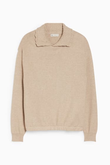 Children Girls - Jumper - beige