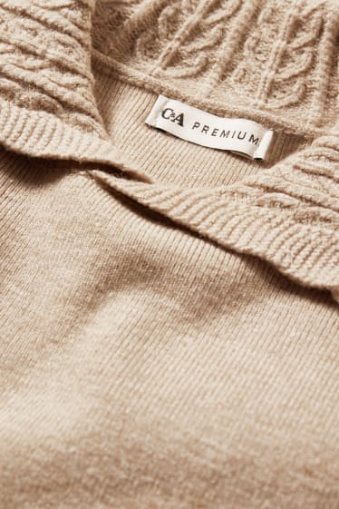 Children Girls - Jumper - beige