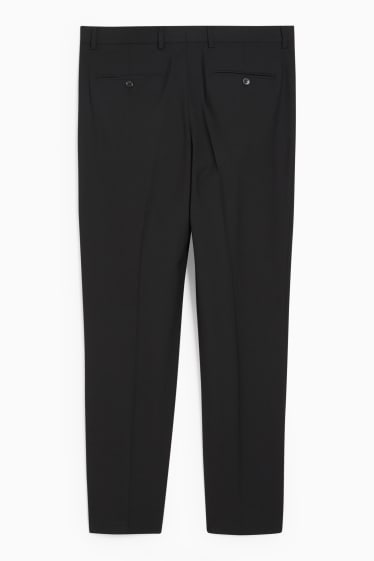 Pánské - Oblekové kalhoty - regular fit - Flex - LYCRA® - Mix & Match - černá