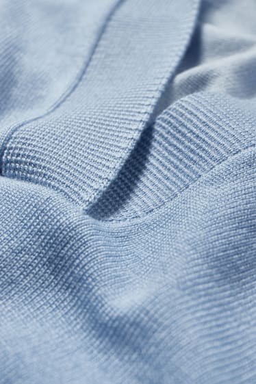 Femmes - Pullover en maille fine - bleu clair