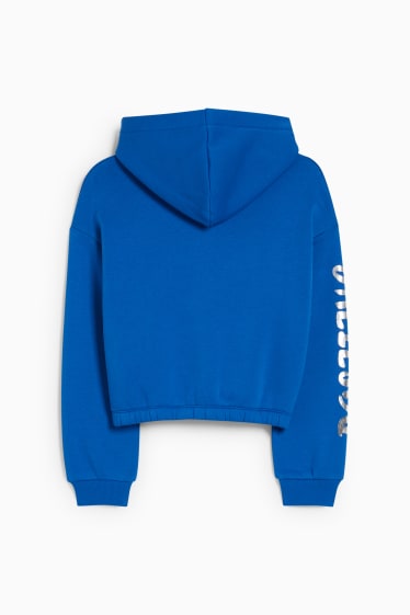 Enfants filles - Sweat à capuche - bleu