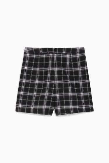 Ragazzi e giovani - CLOCKHOUSE - skort - a quadretti - nero / bianco