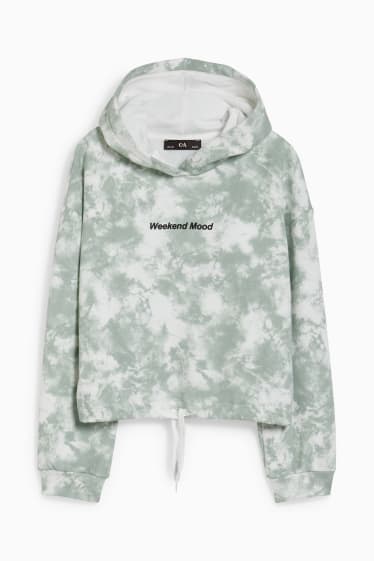 Kinderen - Hoodie - wit / groen