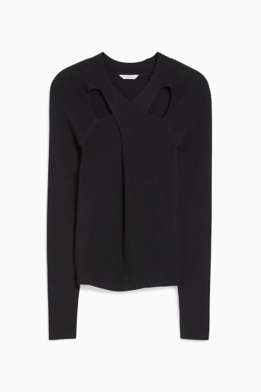 Femmes - CLOCKHOUSE - pull - noir