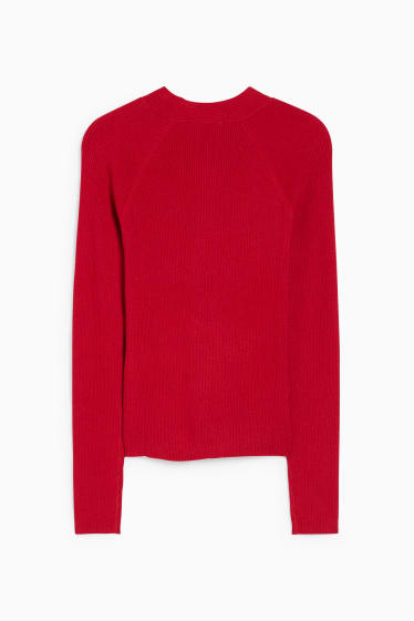 Damen - CLOCKHOUSE - Pullover - dunkelrot