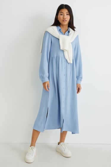 Femmes - Robe - bleu clair