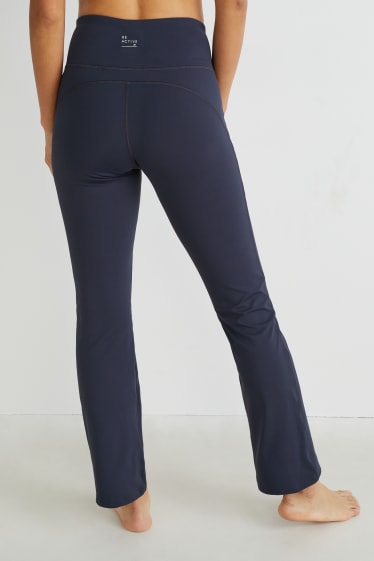 Dames - Legging - 4 Way Stretch - gerecyclede stof - donkerblauw