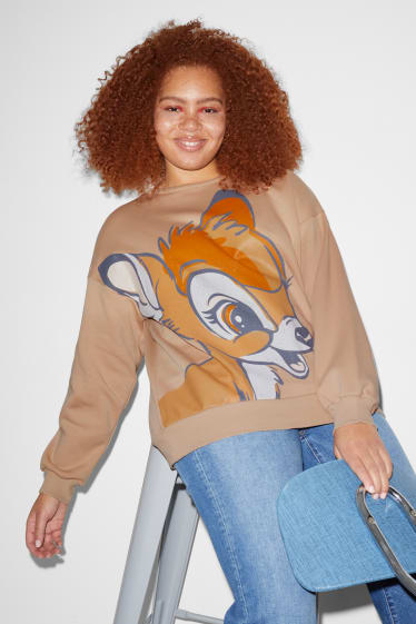 Teens & Twens - CLOCKHOUSE - Sweatshirt - Bambi - hellbraun