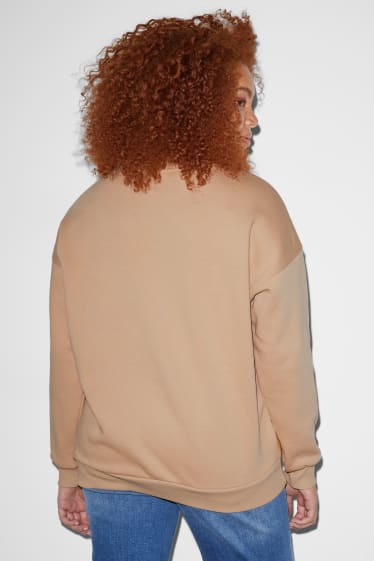Dames - CLOCKHOUSE - sweatshirt - Bambi - lichtbruin