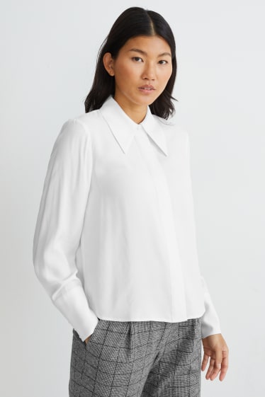 Women - Blouse - white