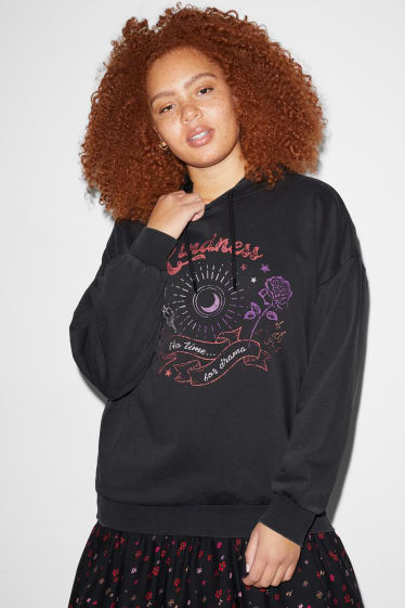 Femmes - CLOCKHOUSE - sweat à capuche - noir