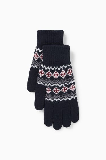 Men - Gloves - dark blue