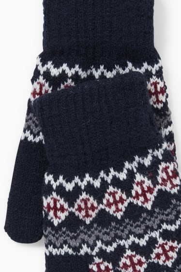 Men - Gloves - dark blue