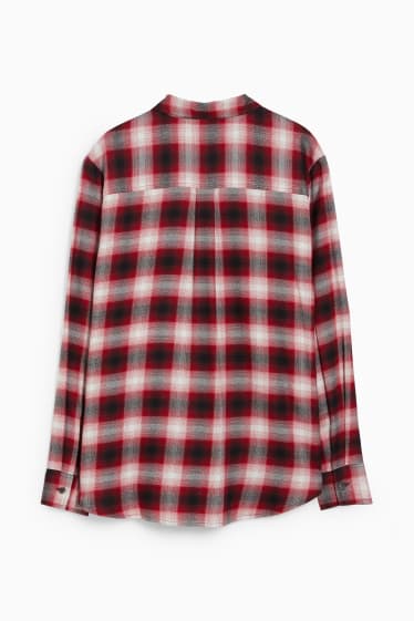 Donna - CLOCKHOUSE - blusa - a quadretti - rosso / nero