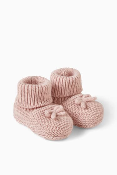 Bebeluși - Pantofi premergători bebeluși - roz