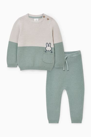 Babys - Miffy - Baby-Outfit - 2 teilig - beige