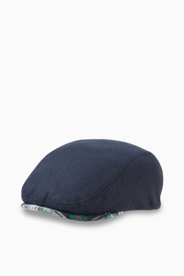 Men - Flat cap - dark blue