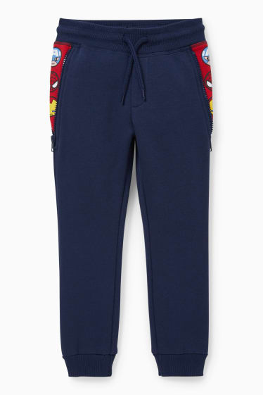 Enfants - Marvel - pantalon de jogging - bleu foncé