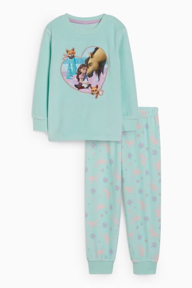 Kinder - Spirit - Pyjama - 2 teilig - mintgrün
