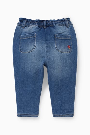 Neonati - Jeans termici neonati - jeans azzurro