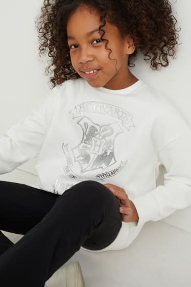 Kinder - Harry Potter - Set - Sweatshirt und Leggings - 2 teilig - weiß