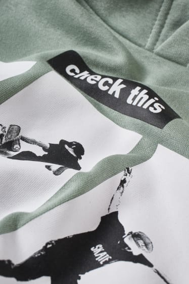 Kinderen: jongens - Hoodie - lichtgroen