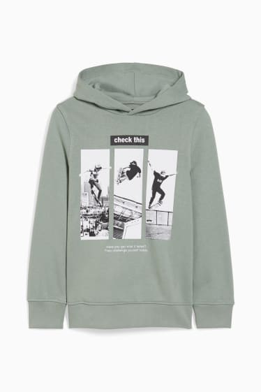 Kinderen: jongens - Hoodie - lichtgroen