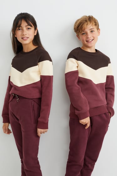 Kinderen - Sweatshirt - genderneutraal - bordeaux