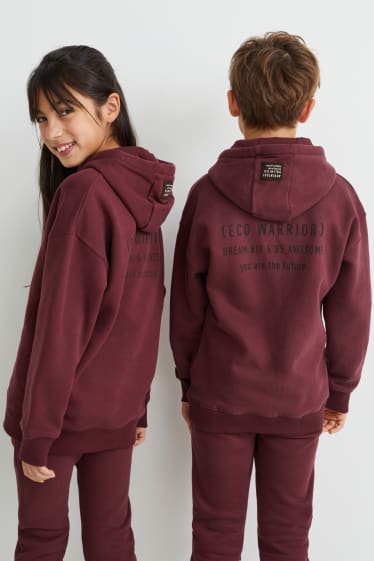 Kinder Jungen - Hoodie - genderneutral - bordeaux