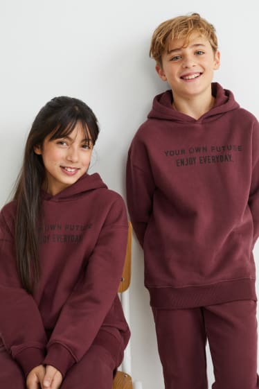 Kinder - Hoodie - genderneutral - bordeaux