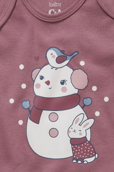 Bébés filles - Lot de 3 - body pour bébé - rose