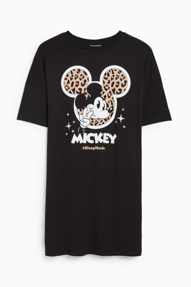 Women - CLOCKHOUSE - nightshirt - Mickey Mouse - black