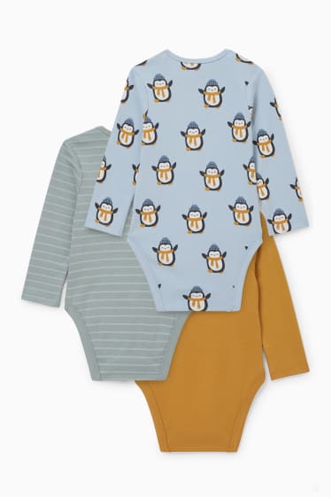 Bébés garçons - Lot de 3 - body pour bébé - vert menthe
