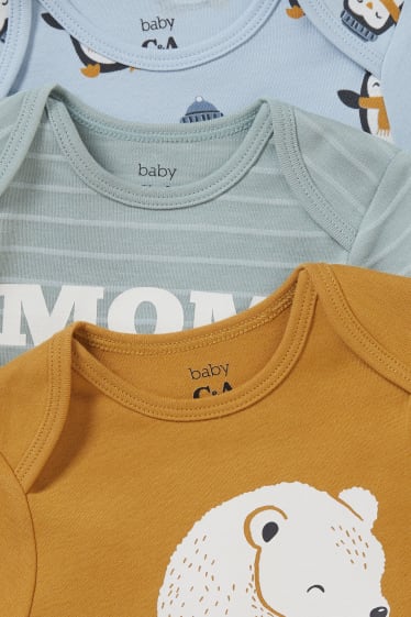 Babys - Set van 3 - rompertje - mintgroen