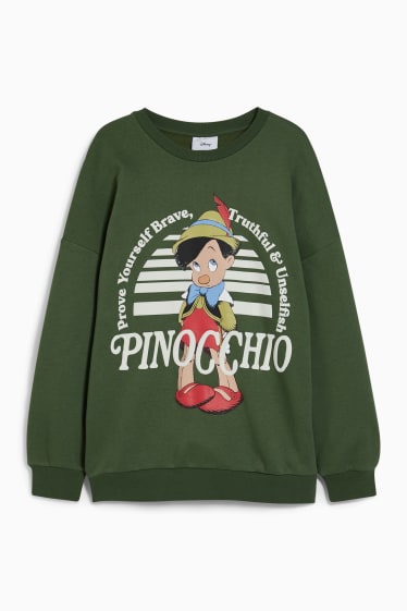 Teens & young adults - CLOCKHOUSE - sweatshirt - Pinocchio - green