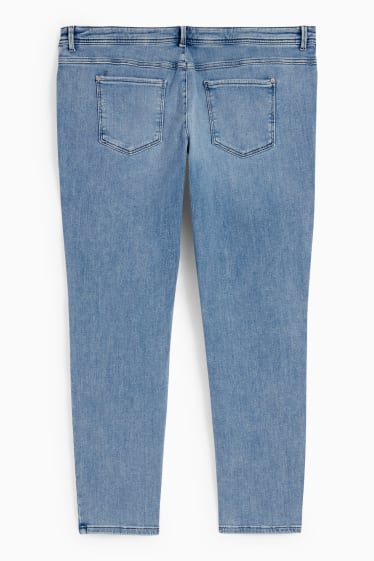 Dámské - Skinny jeans - mid waist - One Size Fits More - džíny - modré