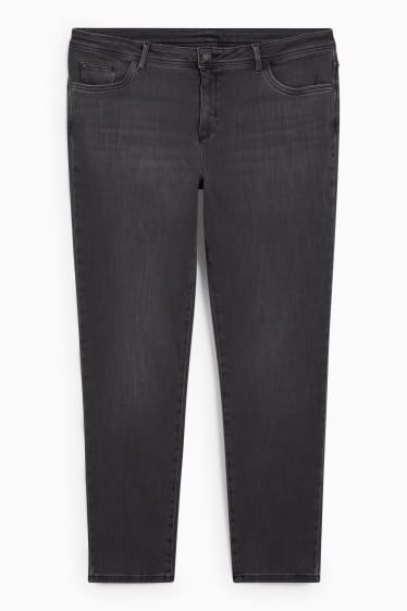 Dona - Skinny jeans - mid waist - One Size Fits More - texà gris